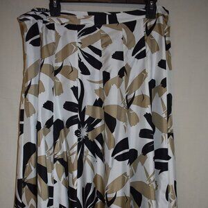 Fall Floral Skirt- Size Large